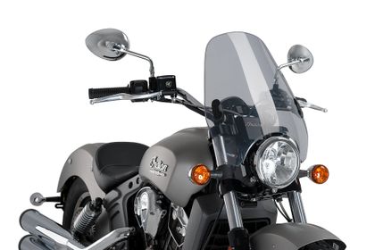 Puig Custom II Rauch klar Windschutz Universell