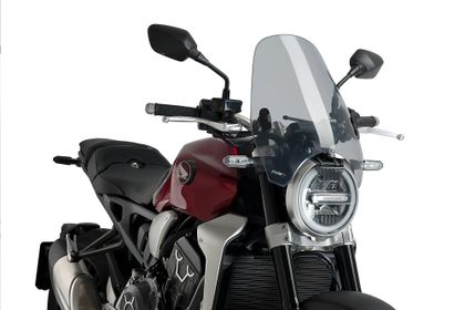 Puig Custom II Rauch klar Windschutz Universell