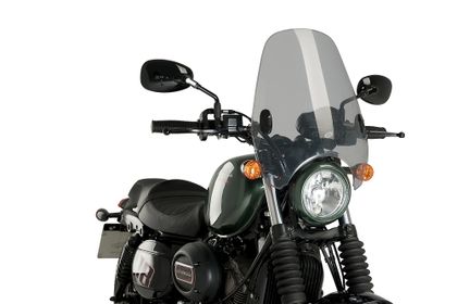 Puig Custom II Rauch klar Windschutz Universell
