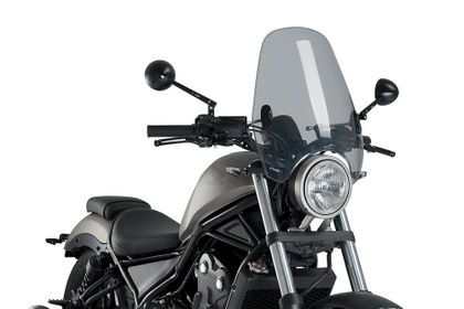 Puig Custom II Rauch klar Windschutz Universell