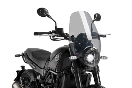 Puig Custom II Rauch klar Windschutz Universell
