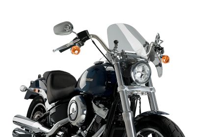 Puig Custom II Rauch klar Windschutz Universell