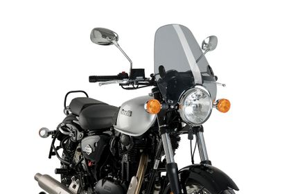 Puig Custom II Rauch klar Windschutz Universell
