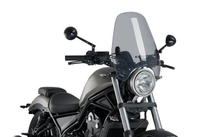 Puig Custom II Rauch klar Windschutz Universell