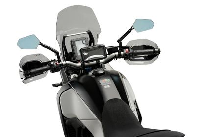Puig Explorer anodisiertes Aluminium gerade Rückspiegel Universell