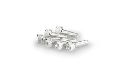 Puig In geanodiseerd aluminium zilver blister 6 allen schroeven M5x15mm Kofferboutset Universeel