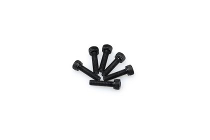 Puig In anodisiertem Schwarz Aluminium Blister 6 Schrauben Allen M5x20mm Verkleidungsschraubensatz Universell
