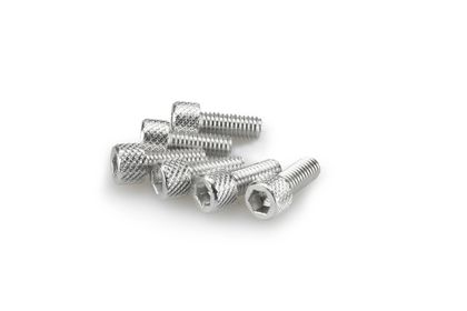 Puig In geanodiseerd aluminium zilver blister 6 allen schroeven M6x15mm Kofferboutset Universeel
