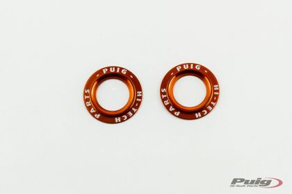 Insert Roulette Bras Oscillant Puig Jeu Anneaux en Aluminium Anodise Protection Orange Universel