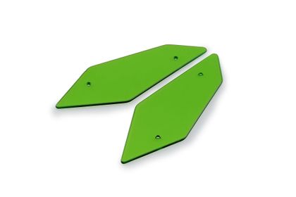 Puig Roadster Green Deflector Set Universal Lateral fins