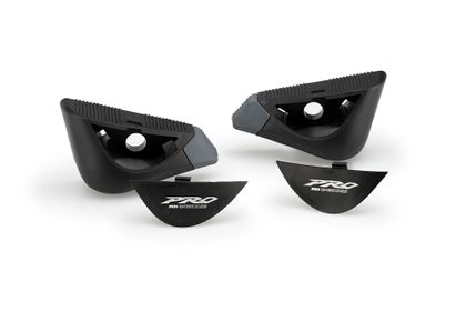 Puig Set Nylon-Körper Logo Schraube M12 Pro Schwarz Motorschutz Universell