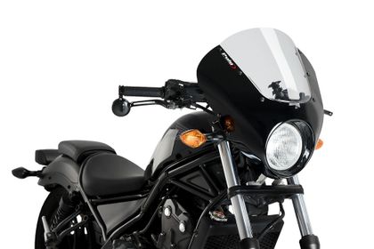 Puig Dark Night Fumé claire Vorkplaten Ref: PUI00459A / 21100H HONDA 500 CMX 500 A REBEL ABS (PC56) - 2017 - 2019