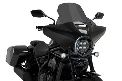 Puig Touring High - Road Rookgrijs Windscherm