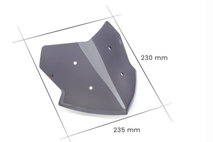 Puig Sport Donker Rook Windscherm Ref: PUI00605A / 21653F CF MOTO 650 650 NK - 2017 - 2025