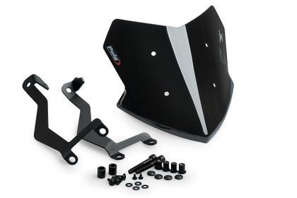 Puig Sport Noire Windscherm Ref: PUI00607A / 21653N CF MOTO 650 650 NK - 2017 - 2025