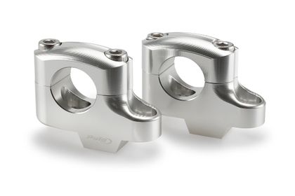 Puig Pullback Zilver Hoogte 25mm diameter 29mm br Achter 16mm Stuurverhoger Universeel Ref: PUI00638A / 21751P 