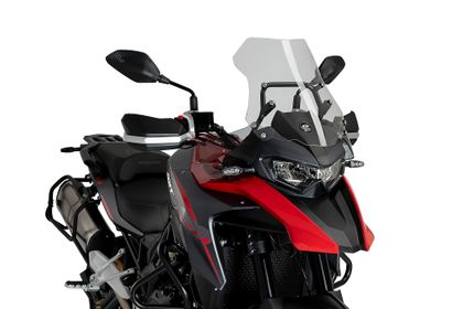 Déflecteur moto Puig Frontale Extended Fumé claire