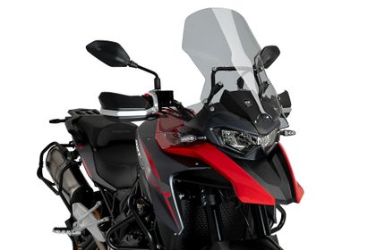 Déflecteur moto Puig Frontale Extended Fumé claire