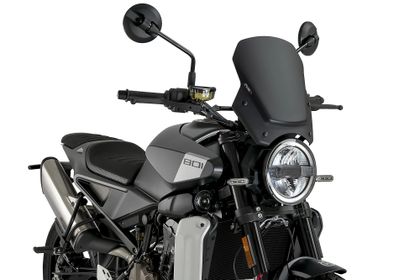 Puig Sport Schwarz matt Windschutzscheibe