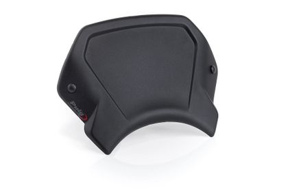 Puig Zwarte ALU voorkantplaat Windscherm Ref: PUI00865A / 22224N TRIUMPH 1200 SCRAMBLER 1200 X - 2024 - 2025