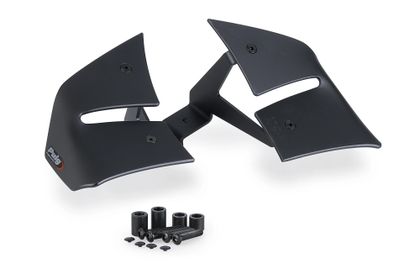 Puig D12 Matte Black Lateral fins Ref : PUI00986A / 22416J 
