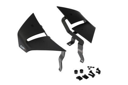 Puig D12 Matte Black Lateral fins Ref : PUI01016A / 22459J 