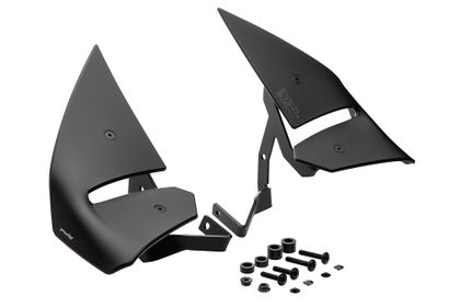 Puig D12 Matte Black Lateral fins Ref : PUI01078A / 22604J 
