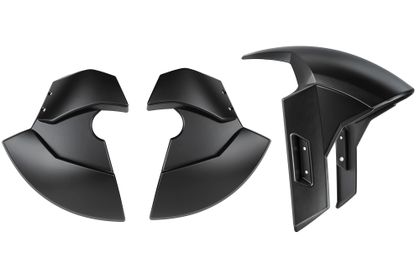 Ecope de frein Puig Pista 4 - Garde boue avant 3 Noir mat Ref : PUI01167A / 22723J BMW 1300 R 1300 GS - 2023 - 2026