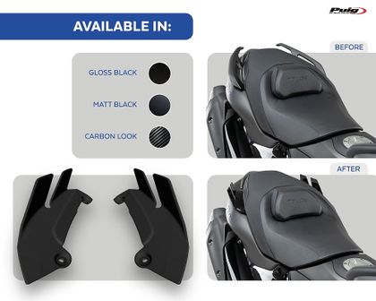 Puig Carbon Appearance Rear Shell Lateral fins