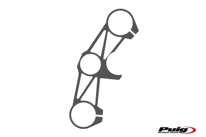 Protection té de fourche Puig Xtreme Apparence carbone