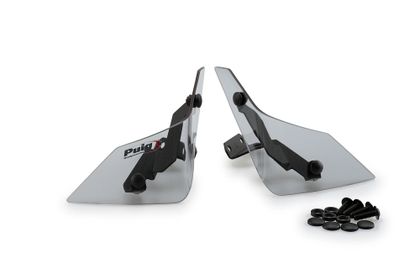 Déflecteur moto Puig Frontale Extended Fumé claire Ref : PUI01345A / 3823H HONDA 1100 CRF 1100 L AFRICA TWIN ADVENTURE SPORTS ABS - 2020 - 2023