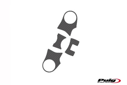 Protection té de fourche Puig Xtreme Apparence carbone