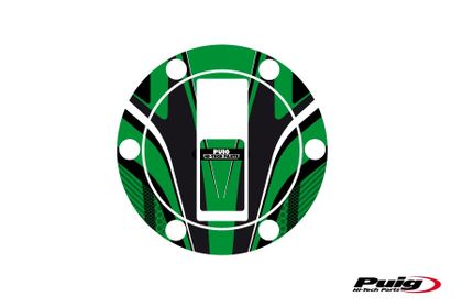 Protection bouchon de réservoir Puig Radikal Vert