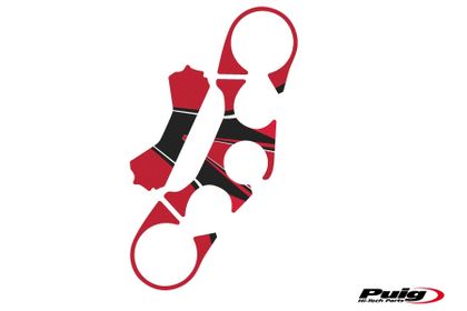 Protection té de fourche Puig Radikal Rouge