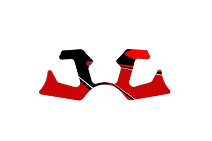 Protection té de fourche Puig Radikal Rouge