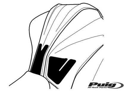 Puig Specifieke Carbonuiterlijk Tankgrip Ref: PUI01790A / 8436C 