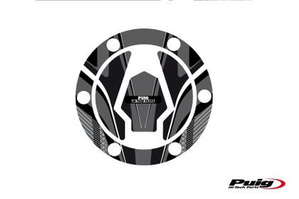 Protection bouchon de réservoir Puig Radikal Gray Ref : PUI01821A / 9041U 