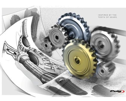 Puig Cale R - Fighter Titanium Voetsteunen Universeel