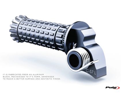 Puig Cale R - Fighter Titanium Voetsteunen Universeel