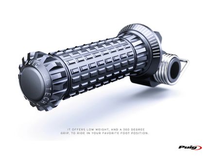 Puig Cale R - Fighter Titanium Voetsteunen Universeel