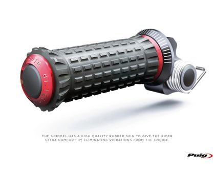 Puig Cale R - Fighter Titanium Voetsteunen Universeel