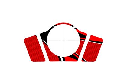 Protection té de fourche Puig Radikal Rouge