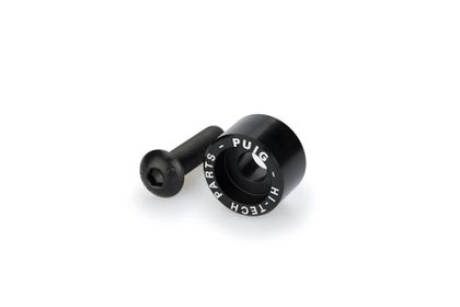 Puig Black Handlebar End CAP RIGHT LEFT Mirror adapter