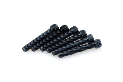 Puig In Geanodiseerd Zwart Blister 6 allen schroeven M8x50mm Kofferboutset Universeel