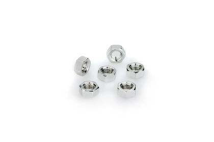 Puig In geanodiseerd aluminium zilver blister 6 moer M5 Kofferboutset Universeel