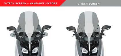 Puig V - Tech Line Touring Lichtgrijs Windscherm