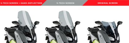 Puig V - Tech Line Touring Lichtgrijs Windscherm