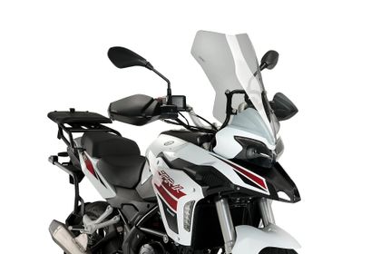 Puig Matte Zwarte Motor Handbeschermers Ref: PUI02332A / 20622J BENELLI 251 TRK 251 ABS - 2022 - 2025