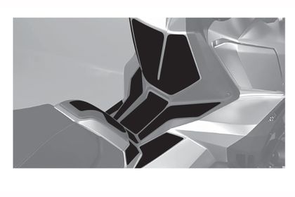 Puig Scratch Saver Zwart Tankgrip