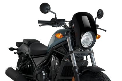 Puig Anarchy Noire Vorkplaten Ref: PUI02472A / 21086N HONDA 500 CMX 500 A REBEL ABS (PC56) - 2017 - 2019